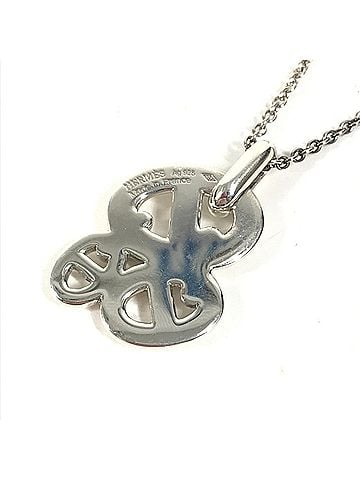 Hermès HERMES Chaine d'Ancre PM Enchainee Necklace, Accessory, Jewelry, Chain AG925, Men's, Women's, Silver (view 2)