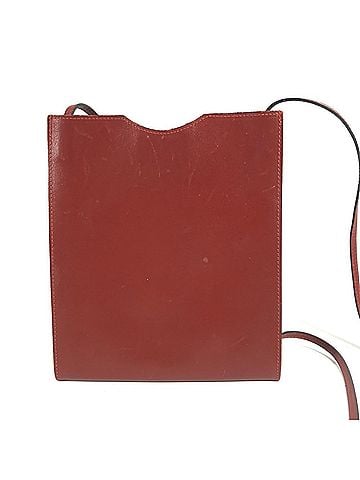 Hermès HERMES Hermes Onimetou Bag, Crossbody Pouch, Shoulder Leather, Men's, Women's, Brown (view 1)