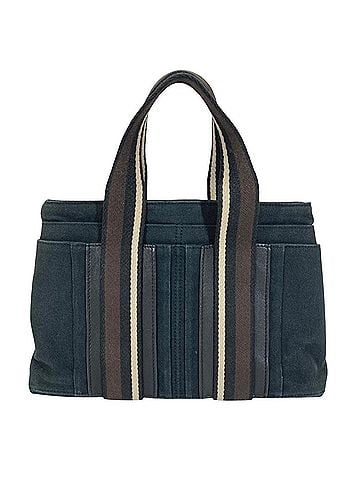 Hermès HERMES Troca Horizontal PM Handbag, Tote Bag, Canvas, Men's and Women's, Black (view 1)
