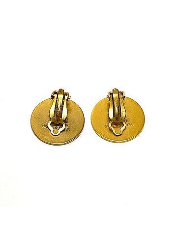 Hermès HERMES Hermes Sellier Accessories Earrings Metal Women's Gold (view 1)