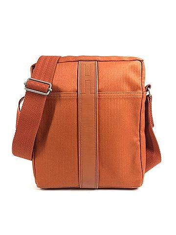 Hermès HERMES Acapulco Bandoulière Bag, Crossbody Pouch, Shoulder Canvas, Men's, Women's, Orange (view 1)