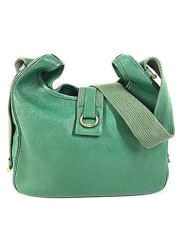 Hermès HERMES Vintage Sacochevel Tote Bag, Shoulder Green. (Men's/Women's) (view 1)