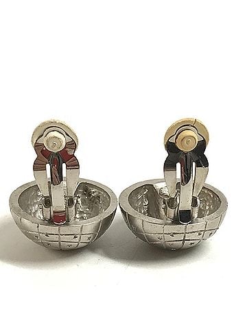 Hermès HERMES Zodiac Accessories Jewelry Earrings Metal Men's Women's Silver (view 2)