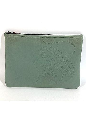Hermès HERMES Hermes Trouse Toilette NeoBain MM Thalassa Clutch Bag Handbag Makeup Pouch Multi Polyamide Men's Women's Khaki (view 1)