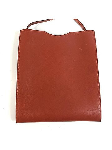 Hermès HERMES Vintage Onyme Tou Bag, Handbag, Crossbody Pouch, Shoulder Leather, Men's, Women's, Brown (view 2)