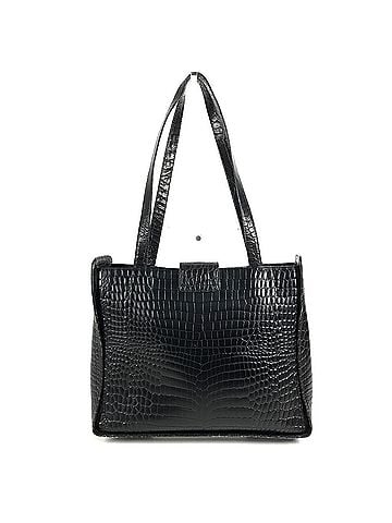Salvatore Ferragamo Salvatore Ferragamo logo bag, shoulder tote embossed leather, black, for men and women. (view 2)