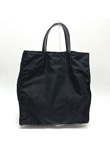Prada PRADA VA905A Logo Car Motif Bag Tote Nylon Men's Women's Black (view 2)