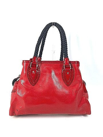 Fendi FENDI FF Logo Etnico Perforated Shoulder Bag, Tote Enamel, Men's &amp; Women's, Red (view 2)