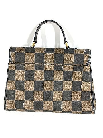 Fendi FENDI Vintage Pecan Logo Bag Tote Handbag Leather Men's Women's Brown (view 2)