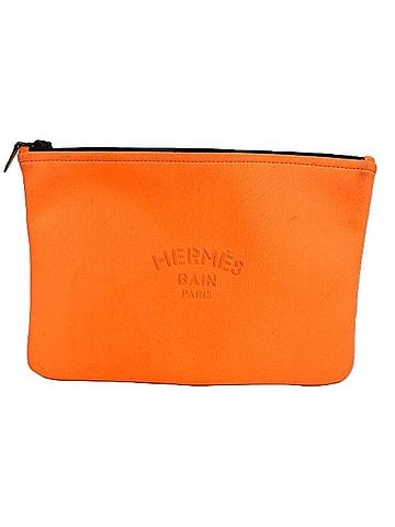 Hermès HERMES NeoBain MM Clutch Bag, Multi-Pouch, Makeup Pouch, Handbag, Polyamide, Men's, Women's, Orange (view 1)