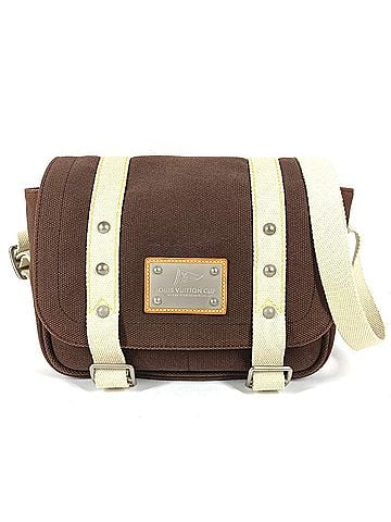 Louis Vuitton LOUIS VUITTON M80661 Antigua Buzas PM Bag Crossbody Flap Shoulder Canvas Men's Women's Brown (view 1)