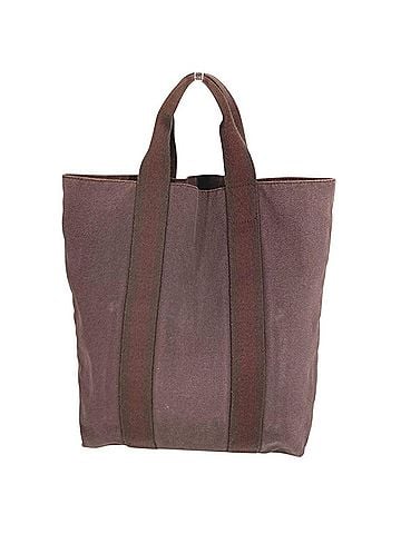 Hermès HERMES Hermes Half Leather Fourre-Tout Cabas Bag Tote Handbag Canvas Men's Women's Brown (view 2)
