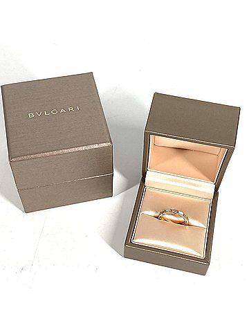 Bvlgari BVLGARI Bulgari 18K Gold Serpenti Viper Ring Mother of Pearl Au750 Women's White 1 (view 2)