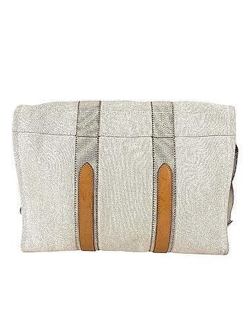 Hermès HERMES Hermes Mother's Bag, Crossbody Flap Shoulder Cotton Leather, Men's &amp; Women's, Beige (view 2)