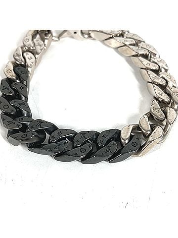 Louis Vuitton LOUIS VUITTON M00535 Monogram Bracelet LV Chain Links M Accessory Jewelry Metal Men's Women's Silver (view 2)
