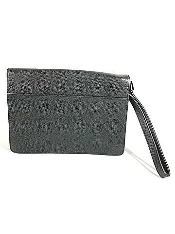 Louis Vuitton LOUIS VUITTON M30782 Taiga Selenga Bag Strap Flap Handbag Pouch Clutch Second Leather Men's Women's Ardoise Black (view 2)