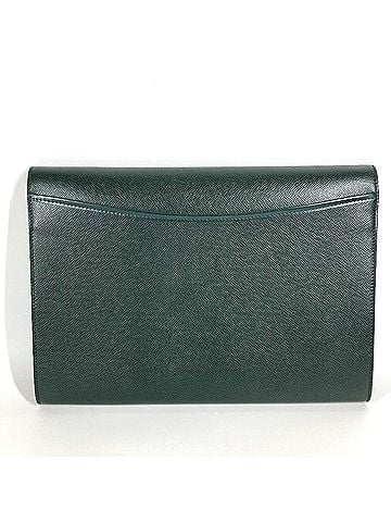 Louis Vuitton LOUIS VUITTON M30204 Taiga Volga Bag, Second Handbag, Pouch, Flap Clutch Leather, Men's, Women's, Epicea Green (view 2)