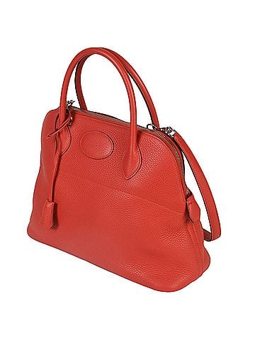 Hermès HERMES Bolide 31 Rouge Tomato Taurillon Clemence X stamp (manufactured in 2016) Red Handbag (view 2)