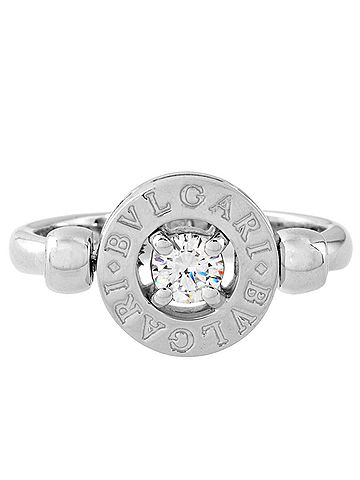 Bvlgari BVLGARI Flip Ring, Diamond, K18WG, 5.1g (view 2)
