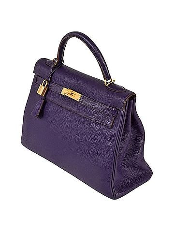 Hermès HERMES Kelly 32 Inner Stitch Iris Togo ?N Engraved Handbag (view 2)