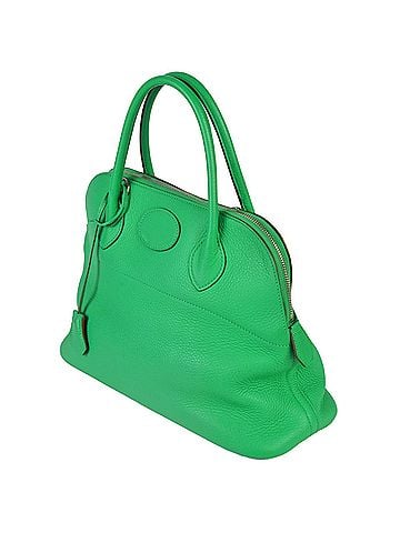 Hermès HERMES Bolide 31 with strap Mint Taurillon Clemence ?P stamp (manufactured in 2012) Green handbag (view 2)