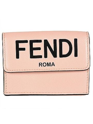Fendi FENDI MICRO TRIFOLD Tri-fold Wallet Leather 8M0395 ADP6 F1CN7 Pink Women's (view 1)