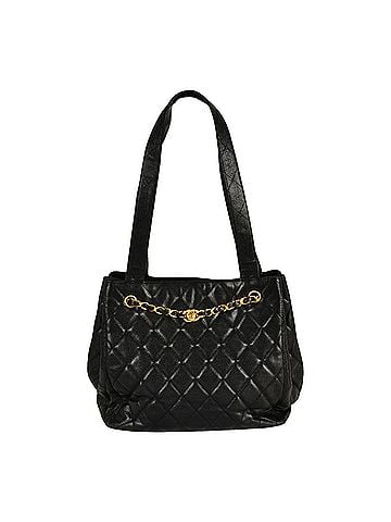 Chanel CHANEL Shoulder Bag Caviar Skin Black Turnlock Chain Women's (view 1)