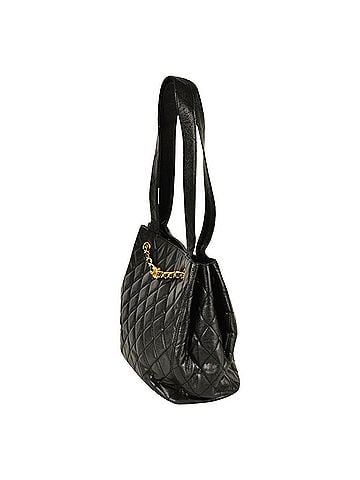 Chanel CHANEL Shoulder Bag Caviar Skin Black Turnlock Chain Women's (view 2)