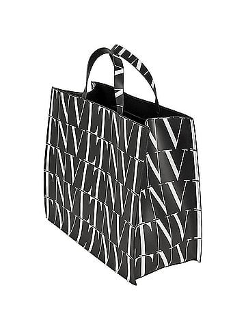 Valentino Valentino VALENTINO GARAVANI Garavani VLTN Times Tote Bag Leather UY2B0963GTC Black (view 2)