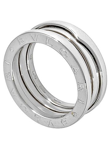 Bvlgari BVLGARI B.zero1 3-Band Ring #52 18KWG 8.4g White Gold (view 2)