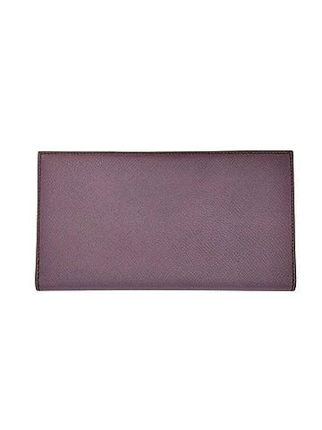 Hermès Hermes Hermès MC2 Fleming Wallet, Epsom Leather, D Stamp, Purple, Men's (view 1)