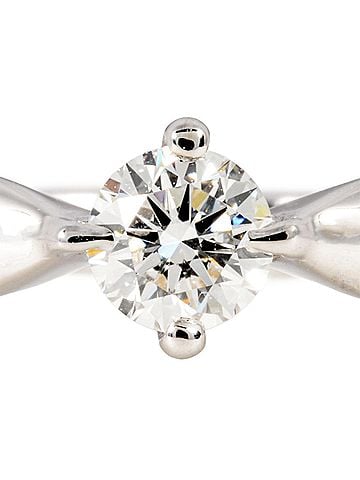 Bvlgari Bvlgari Dedicata a Venezia Ring with 0.18ct Diamond, Approximately 4.3g, Platinum, Pt950, E VVS1 VG, Women's (view 2)
