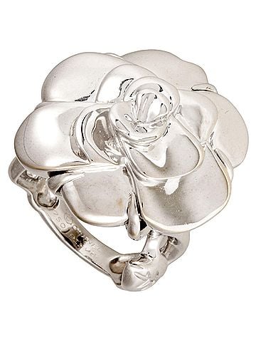 Chanel CHANEL Camellia Ring, 18K White Gold (18.4g) (view 1)