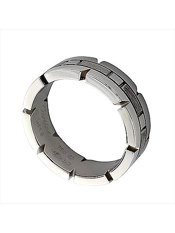 Cartier Cartier Tank Française Ring, Size #53, 18K White Gold, 9.3g, Women's. (view 1)