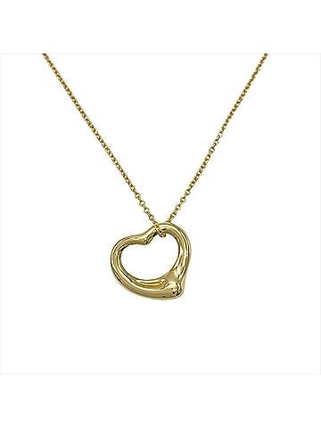 Tiffany & Co. Tiffany &amp; Co. Open Heart Necklace, 18K Yellow Gold, 4.5g, by Elsa Peretti (view 1)