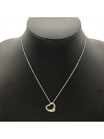 Tiffany & Co. Tiffany &amp; Co. Open Heart Necklace, 18K Yellow Gold, 4.5g, by Elsa Peretti (view 2)