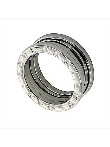 Bvlgari Bvlgari Bulgari B.zero1 3-band ring, size #49, 18KWG, 8.0g, white gold. (view 1)