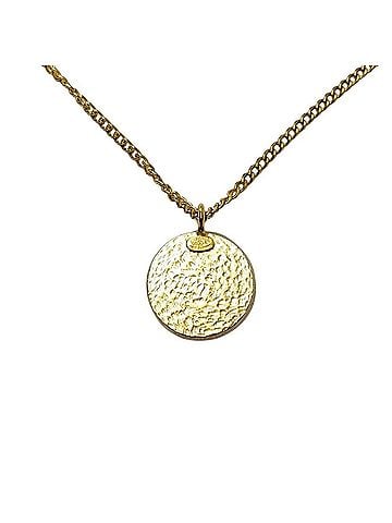 Chanel Chanel CHANEL 03A Coco Mark Round Necklace Metal g Plastic Gold (view 2)