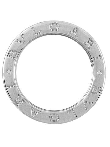 Bvlgari BVLGARI B.zero1 1-Band Ring, #48, 18KWG, 6.3g, White Gold, Women's (view 2)