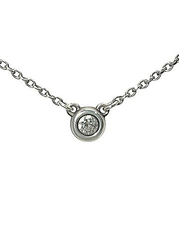 Tiffany & Co. Tiffany &amp; Co. By the Yard Diamond Necklace, 1.6g, SV925, Silver, Diamond, Women's (view 1)