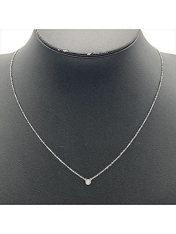 Tiffany & Co. Tiffany &amp; Co. By the Yard Diamond Necklace, 1.6g, SV925, Silver, Diamond, Women's (view 2)
