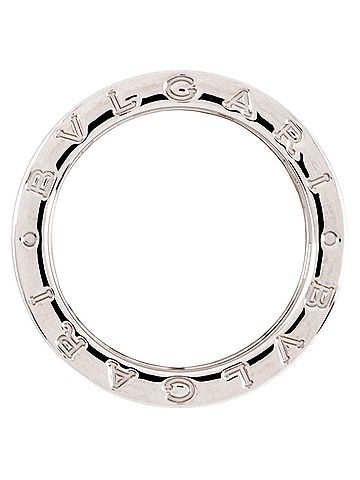 Bvlgari BVLGARI B-zero1 2-Band Ring, #53, 18K White Gold, 8.6g (view 2)
