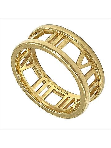 Tiffany & Co. Tiffany &amp; Co. Open Atlas Ring, approximately 18K Yellow Gold, 5.1g, Women's. (view 1)