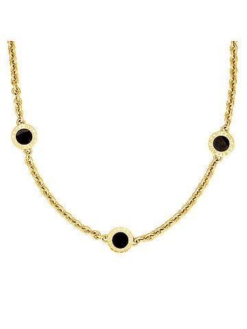 Bvlgari BVLGARI Onyx Necklace in 18KYG Yellow Gold (20.6g) (view 1)