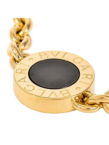 Bvlgari BVLGARI Onyx Necklace in 18KYG Yellow Gold (20.6g) (view 2)