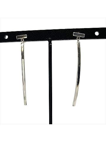 Tiffany & Co. Tiffany &amp; Co. T Wire Bar Earrings, SV925 Sterling Silver, 2.6g, Women's. (view 1)