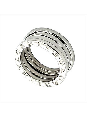 Bvlgari Bvlgari Bulgari B.zero1 3-band ring, size #47, 18KWG, 8.2g, white gold. (view 1)
