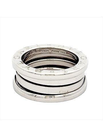 Bvlgari Bvlgari Bulgari B.zero1 3-band ring, size #47, 18KWG, 8.2g, white gold. (view 2)