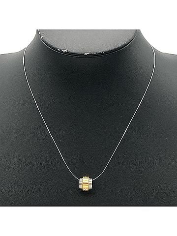 Cartier Cartier Santos 100 pendant top, 18K yellow gold (5.8g), stainless steel. (view 2)