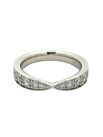 Tiffany & Co. Tiffany &amp; Co. Harmony Band Ring, Diamond 1.01ct, Approx. 1 inch, Pt950 Platinum, 7.3g, Women's Ring (view 2)